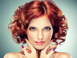 women model redhead face portrait
