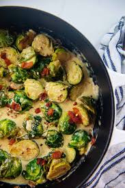 creamy brussels sprouts that low carb