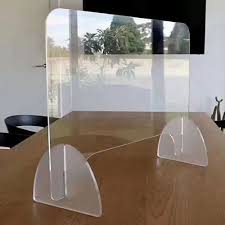 Table Top Acrylic Sneeze Guard For