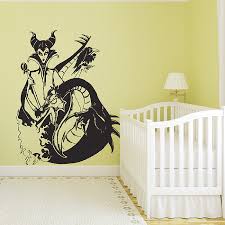 Maleficent And Dragon Vinyl Wall Art Decal
