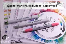 Alcohol Marker Skill Builder Part 4 Copic Markers Week