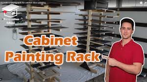 how to make cabinet drying racks you