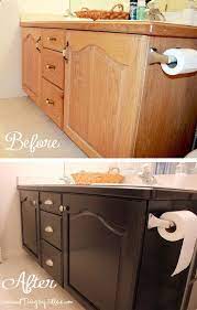 bathroom cabinet makeover