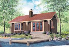 House Plan 64950 Cabin Style With 874
