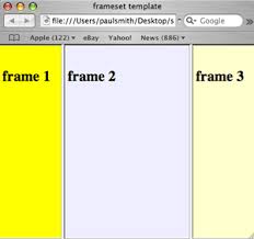 beginning html frames