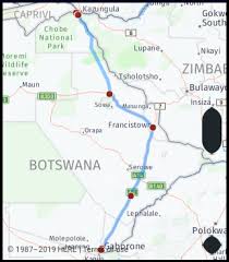 What Is The Distance From Gaborone Botswana To Kasane