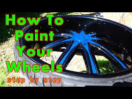 How To Paint Your Car Wheels A Two Tone