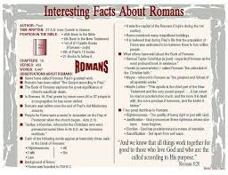 Interesting Facts About Romans Romans Bible Study Romans