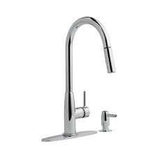 Maybe you would like to learn more about one of these? Allen Roth Ethan Chrome 1 Handle Deck Mount Pull Down Handle Kitchen Faucet Deck Plate Included In The Kitchen Faucets Department At Lowes Com