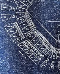 Old Tiger Stadium Blueprint Navin Field Seating Chart