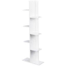 Boyel Living White 8 Shelf Wood Shelf