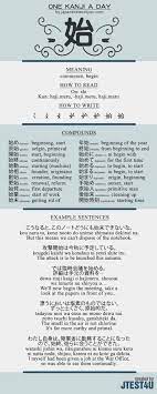 Learn one Kanji a day with infographic: 始 (shi) – Japanesetest4you.com