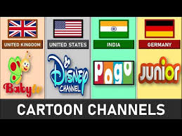 cartoon channels from diffe