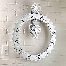 Buy Kairos Bezel Gear Wall Clock Silver