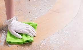 remove stains from vinyl flooring