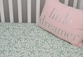fitted crib sheet forest baby bedding