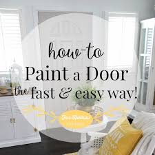 How To Paint A Door Fast And Easy Fox