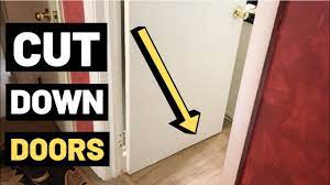 to cut down doors shorten door height
