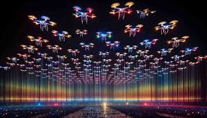 drone fireworks shows a spectacular