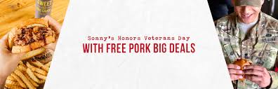 veterans day offer free pork big deal