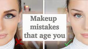 common makeup mistakes that age