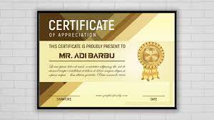 luxury certificate template design free