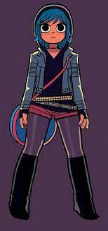When stephen stills (or wallace) calls her, she appears and throws over sized daggers at the enemies. Ramona Flowers Character Comic Vine