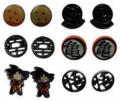 Dragon ball z/gt supporting cast. Dragon Ball Z Characters Icons 6 Pair Earrings Set