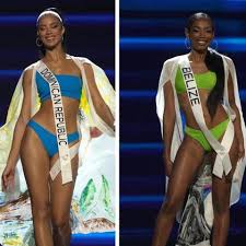 swimsuit compeion at the miss universe