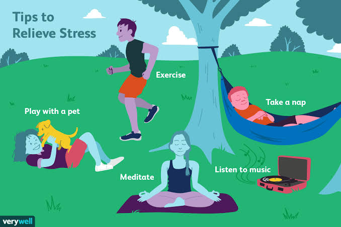 Stress Management Image Person doing morning exercises for fitness