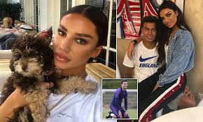 Dele alli is one of the rising stars in the football world. Thieves Who Raided Dele Alli S House Threatened To Butcher Girlfriend Ruby Mae S Dog Daily Mail Online