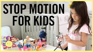 play stop motion video for kids you