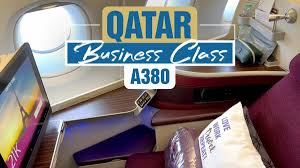 qatar airways business cl a380