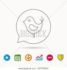 Bird Beak Icon Cute Vector Photo Free Trial Bigstock