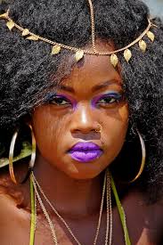 hd wallpaper woman in purple lipstick
