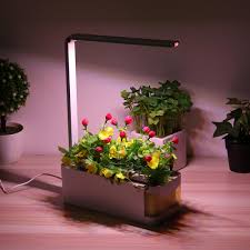 Indoor Herb Adjustable Hydroponic Garden Flower Grow Lamp Kit Planting Light Pot With Yellow Visible Window Sale Banggood Com