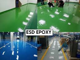 esd antistatic epoxy flooring