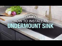 Replace And Install An Undermount Sink