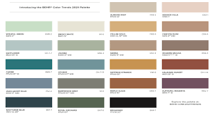 Behr Reveals Color Trends 2021 Palette