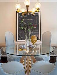 Glass Dining Table Decor Dining Room