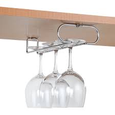 Chrome Wine Glass Holders The