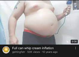 Whip cream fart