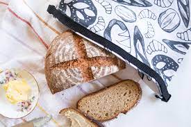 how to make a reusable fabric bread bag