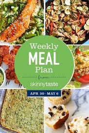 skinnytaste meal plan april 30 may 6