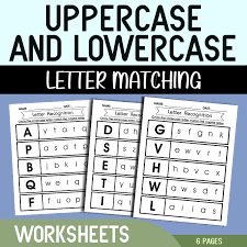 uppercase and lowercase letter matching