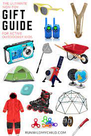 non toy gift guide for outdoorsy kids