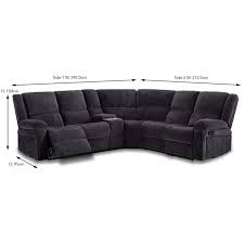 Seater Manual Reclining Sofa With