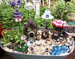 Fairy And Gnome Gardens In The Patio