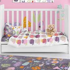 Fun Toddler Girl Bedding Set With Duvet