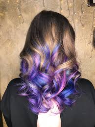 The intense, saturated color is thanks in part to the fact that she bleached the bottom of. Purple Blue Pink Ombre Hair Pulpriothair Purple Ombre Hair Hair Styles Hair Color Purple